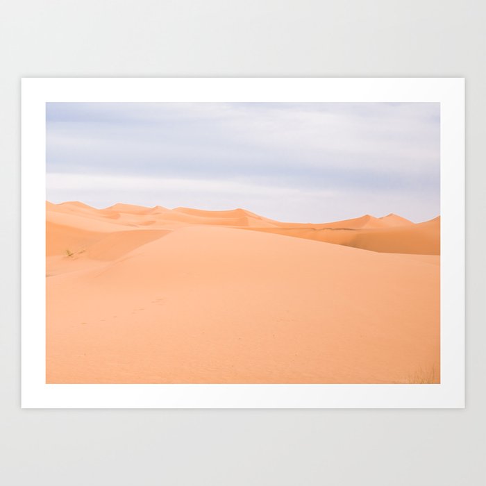 Sahara Desert Landscape - Morocco Art Print