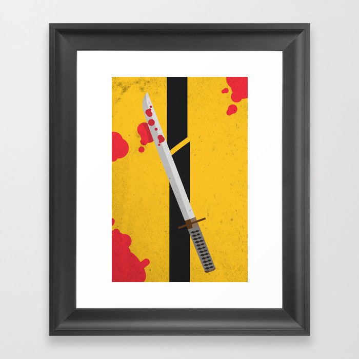 KILL BILL Tribute Framed Art Print