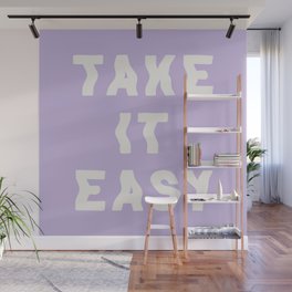 Take It Easy Lavender Wall Mural