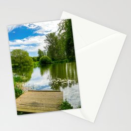 Fishing Lake Stationery Card