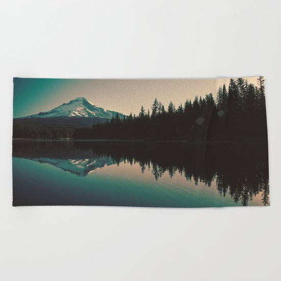 Morning Mountain Adventure Beach Towel