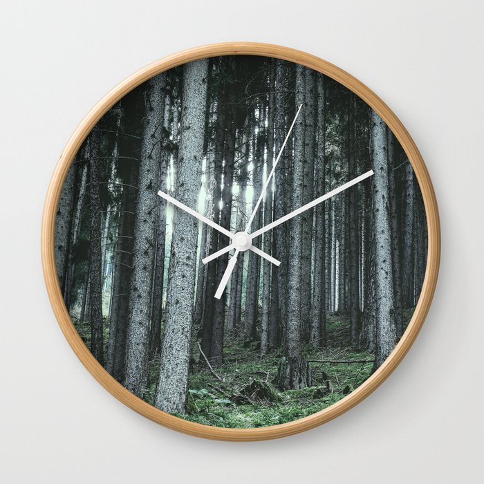 Woodland, Forest, Trees Wall Clock