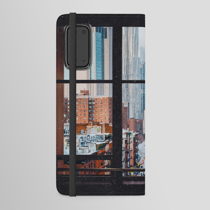 New York City Window Android Wallet Case