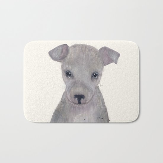 little greyhound Bath Mat