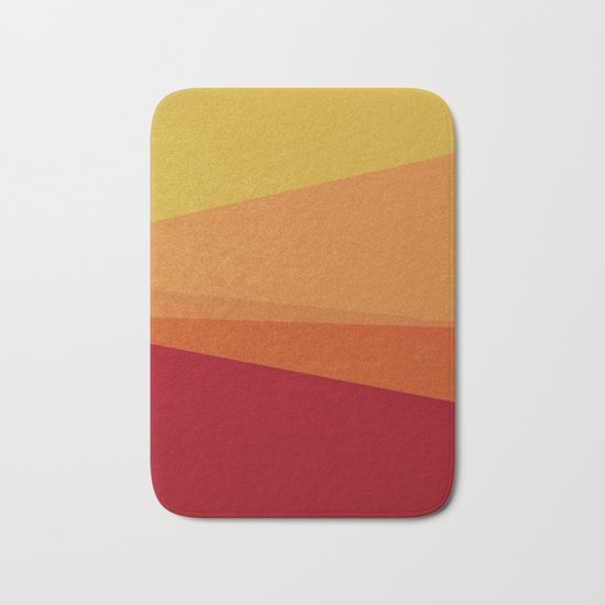 Stripe X Orange Peel Bath Mat