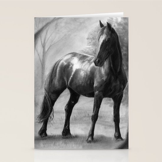 Horse V Stationery Cards