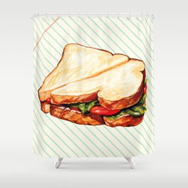 Sandwich - Lunch Shower Curtain