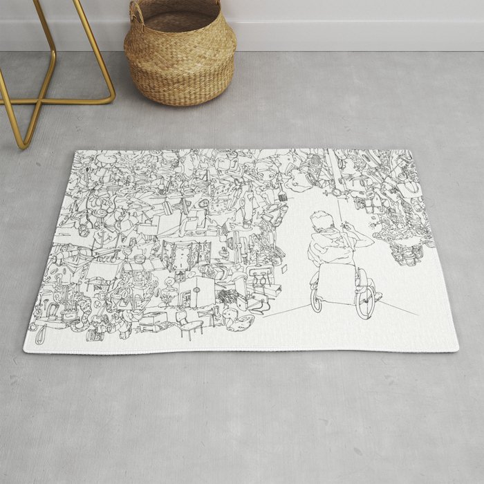 Wheelchair Doodler Rug