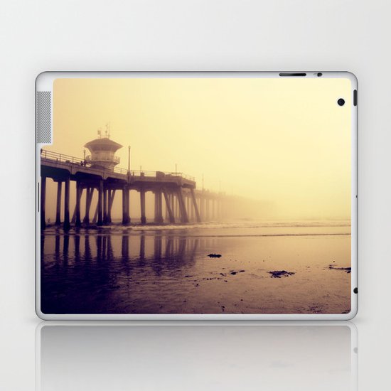Huntington Beach Pier Laptop & iPad Skin