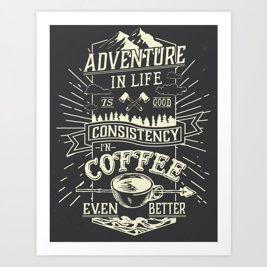 Coffee Art Print