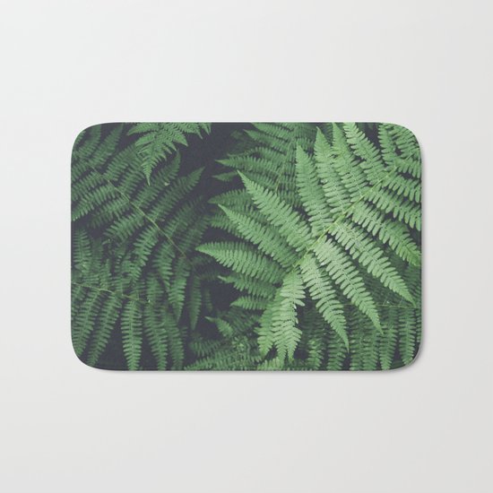 Fern Bush Nature Photography | Botanical | Plants Bath Mat