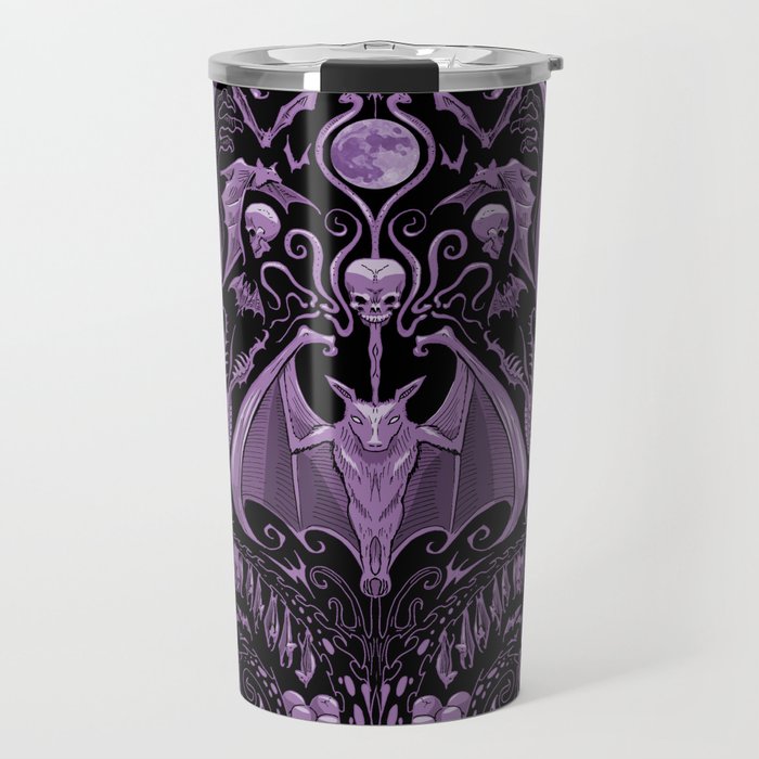 Bats and Beasts (Purple) Travel Mug