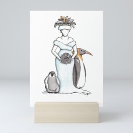 Penguin Queen Mini Art Print