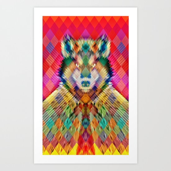 Corporate Wolf Art Print