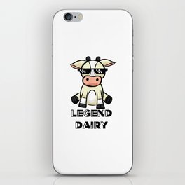 Cow - Legendairy - Cow Print - Pun iPhone Skin