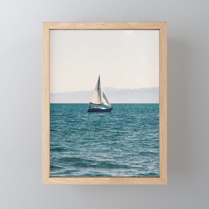 Set Sail Framed Mini Art Print