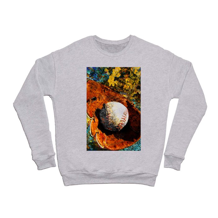 Baseball art print work 10 Crewneck Sweatshirt