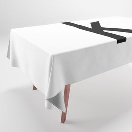 LETTER k (BLACK-WHITE) Tablecloth