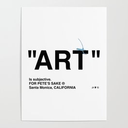 "ART" Poster