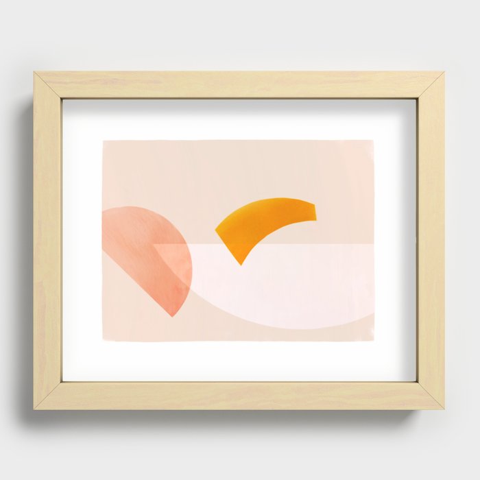 Breakfast Peel Recessed Framed Print