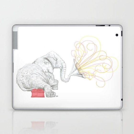 One Elephant Band Laptop & iPad Skin