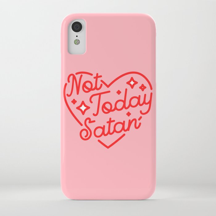 not today satan ii iphone case