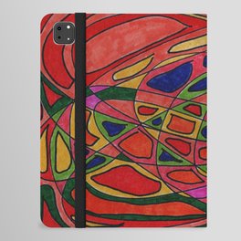 Abstract Patterned Design iPad Folio Case