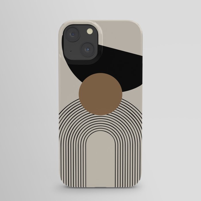 Dara - Mid Century Modern Abstract Art iPhone Case