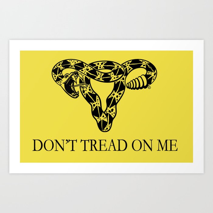 Don't Tread On Me Kunstdrucke Don't Tread On Me Kunstdrucke