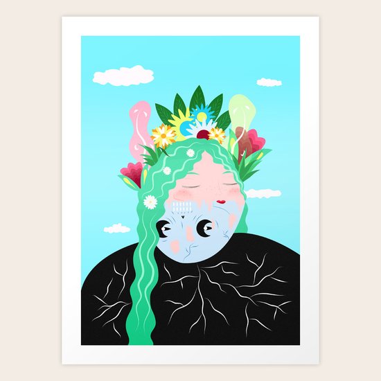 hi spring Art Print