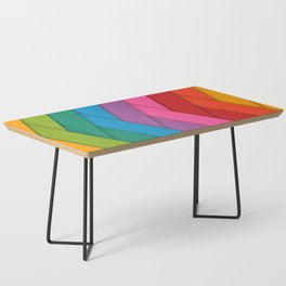 Bright Colored Paper Coffee Table