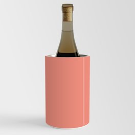 Muted coral. Wine Chiller