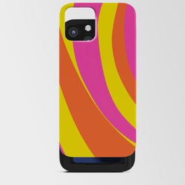 Neon Summer Swirl iPhone Card Case