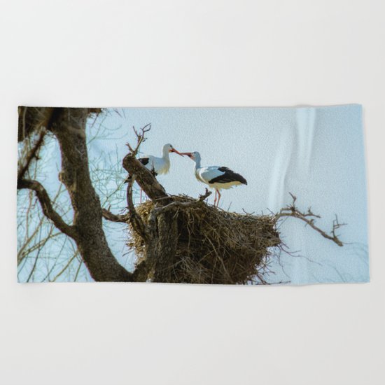 Hot kiss Beach Towel