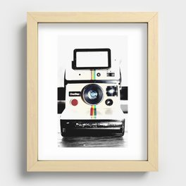 Shake it like a Polaroid picture Recessed Framed Print