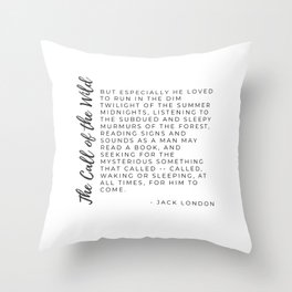 Call of the Wild  Throw Pillow