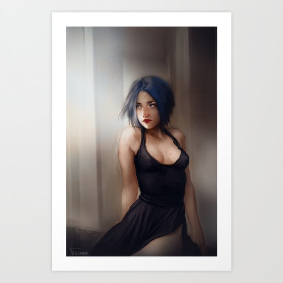All along Art Print