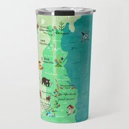 Appalachian Trail Hiking Map Travel Mug