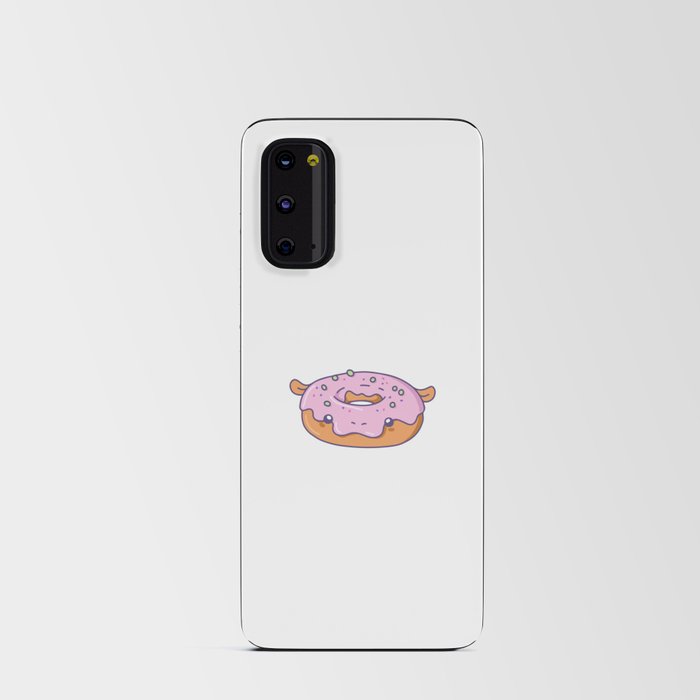 Funny Hippo Donut Cute Kawaii Aesthetic Android Card Case