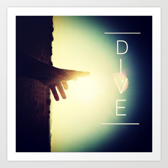 Dive Art Print