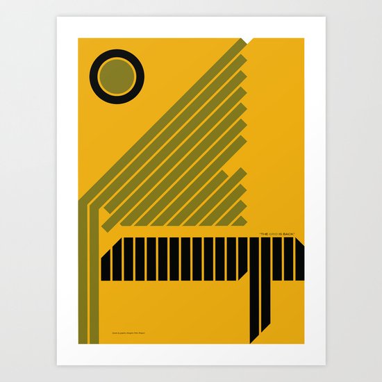 The Grid is Back poster Art Print