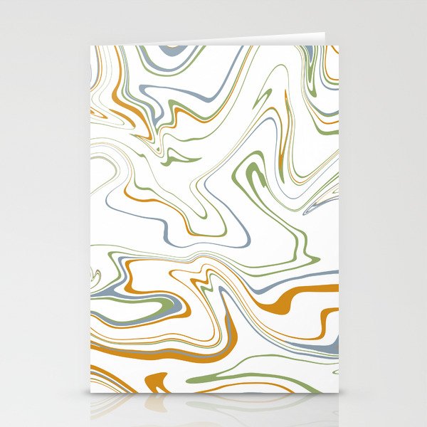 Natural trendy colors marble design Stationery Cards