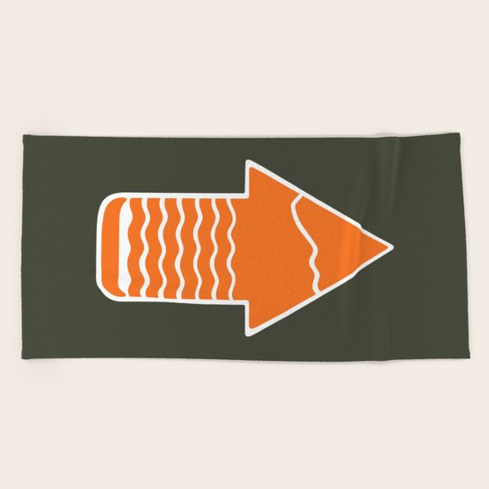 TAKE A HIKE Beach Towel