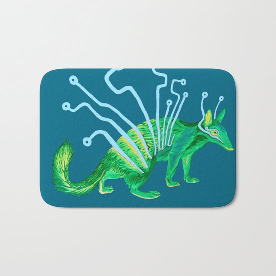 Circuit Board Numbat Bath Mat