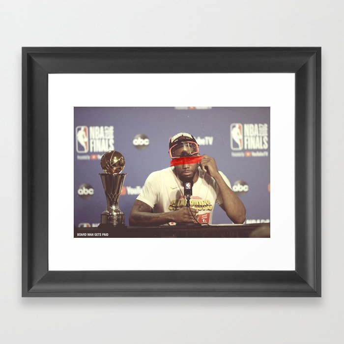 Kawhi Leonard Framed Art Print