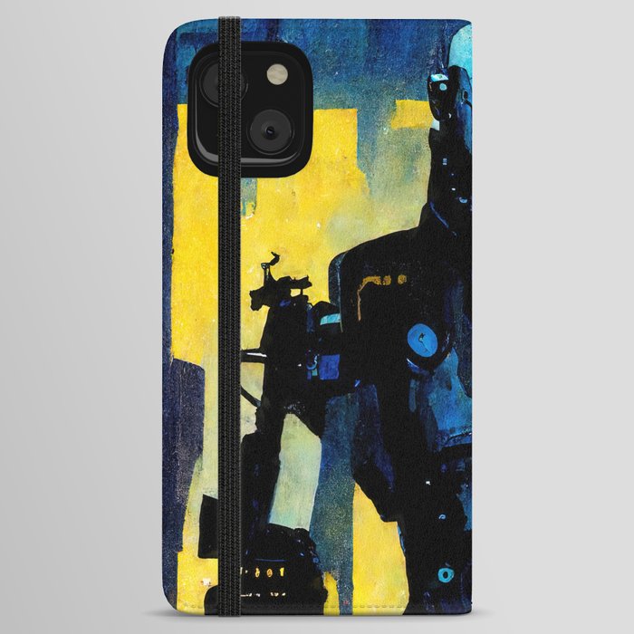 Robots among us iPhone Wallet Case