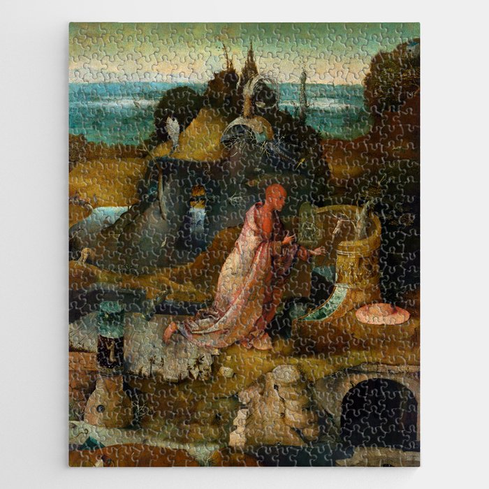 Hieronymus Bosch "Hermit Saints Triptych" - Saint Jerome Jigsaw Puzzle