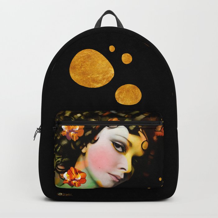 "Modern Pop Dream" Backpack | Painting, Digital, Painting, Marmarina, Marcanton, Pop, Pop-art, Colorful, Dream, Moon