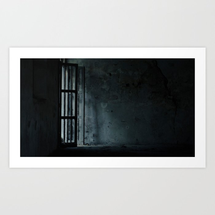 Eerie Asylum (Color) Art Print