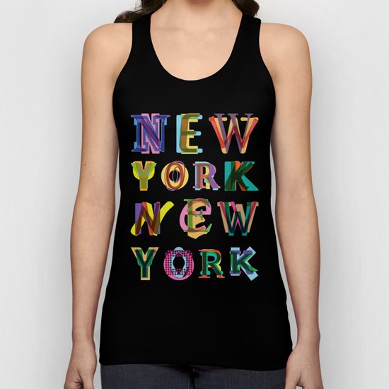 New York New York Unisex Tank Top